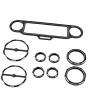Motorcycle Inner Fairing Gauge Speaker Trim For 1996-2013 1997 Harley Davidson view 2