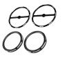 Motorcycle Inner Fairing Gauge Speaker Trim For 1996-2013 1997 Harley Davidson view 4