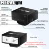 MEDALight F1 Mini Camera Flash Camera Flash Speedlite for Ricoh (GR3/GR3X,etc.) Nikon/Canon/Fuji,Digital Film Cameras,Mini hot Shoe Flash for DSLR CameraNot Compatible for Sony ZV-1F. view 2