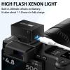 MEDALight F1 Mini Camera Flash Camera Flash Speedlite for Ricoh (GR3/GR3X,etc.) Nikon/Canon/Fuji,Digital Film Cameras,Mini hot Shoe Flash for DSLR CameraNot Compatible for Sony ZV-1F. view 4