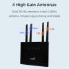 4G LTE Mobile Router with SIM Card Slot for Travel, Unlocked Portable Router Hotspot Devices 300Mbps 4 High Gain Antenna for Asia 4G LTE B1 3 8 38 39 40 41 (US) view 3