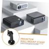 Mikikit Projector Wall Mount Mini Projector Bracket Abs Material Easy Install Security Camera Mount No Drill view 4
