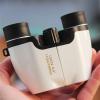 Concert Camping Telescope for Adults - 10X22 Portable Optical High Power Telescope Binoculars Low Light Visible (Color : White) view 4