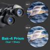 Concert Camping Telescope for Adults - Binoculars 260x160 Times High-power High-definition Low-light Night Vision BAK4/FMC Outdoor Sports Telescope for Stargazing,Bird Watching, Traveling, Sightseeing view 4