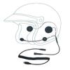 The Helmet Shop 7 Pin Helmet Headset Compatible with Harley Davidson Motorcycles, Wired Harley Communication System with Stereo Speakers & Noise Canceling Boom Mic | 7-Pin Lower Cord Included view 2
