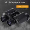 Concert Camping Telescope for Adults - Binocular Adjustable Telescope 8X30 Full Metal Outdoor Portable Binoculars Low Light Night Vision / BAK4 Prism for Bird Watching, Theater and Concerts, Hunting a view 2