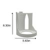Wall Mount Holder for TP-Link Deco BE85/BE95, 3D Printed Bracket for Whole Home Mesh WiFi System, Sturdy Deco WiFi7 Router Holder, TP-Link Router Suport, Easy to Install, Made in USA view 2