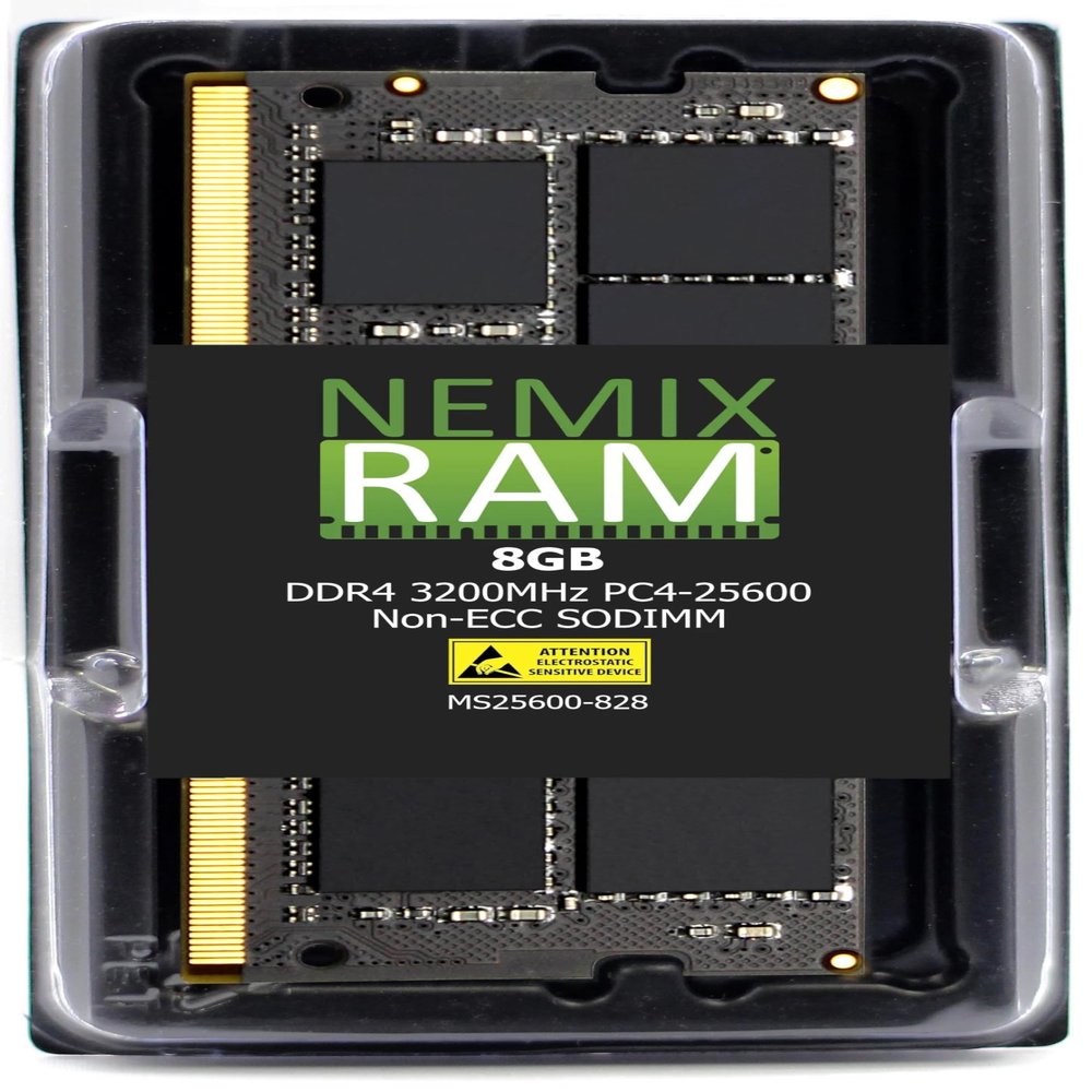 NEMIX RAM 8GB (1X8GB) DDR4 3200MHZ PC4-25600 2Rx8 1.2V CL22 260-PIN Non-ECC Unbuffered SODIMM Compatible with POSIFLEX ZT-3716E Haydn ZT Series POS Terminal