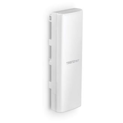 TRENDnet 14 dBi WiFi 6 AX1200 Outdoor Directional PoE Access Point, TEW-940APBO, 5GHz WiFi 6 Point-to-Point Bridge, 1 x Gigabit PoE (in) Port, and 1 x Gigabit Port, 14 dBi Directional Antenna, White