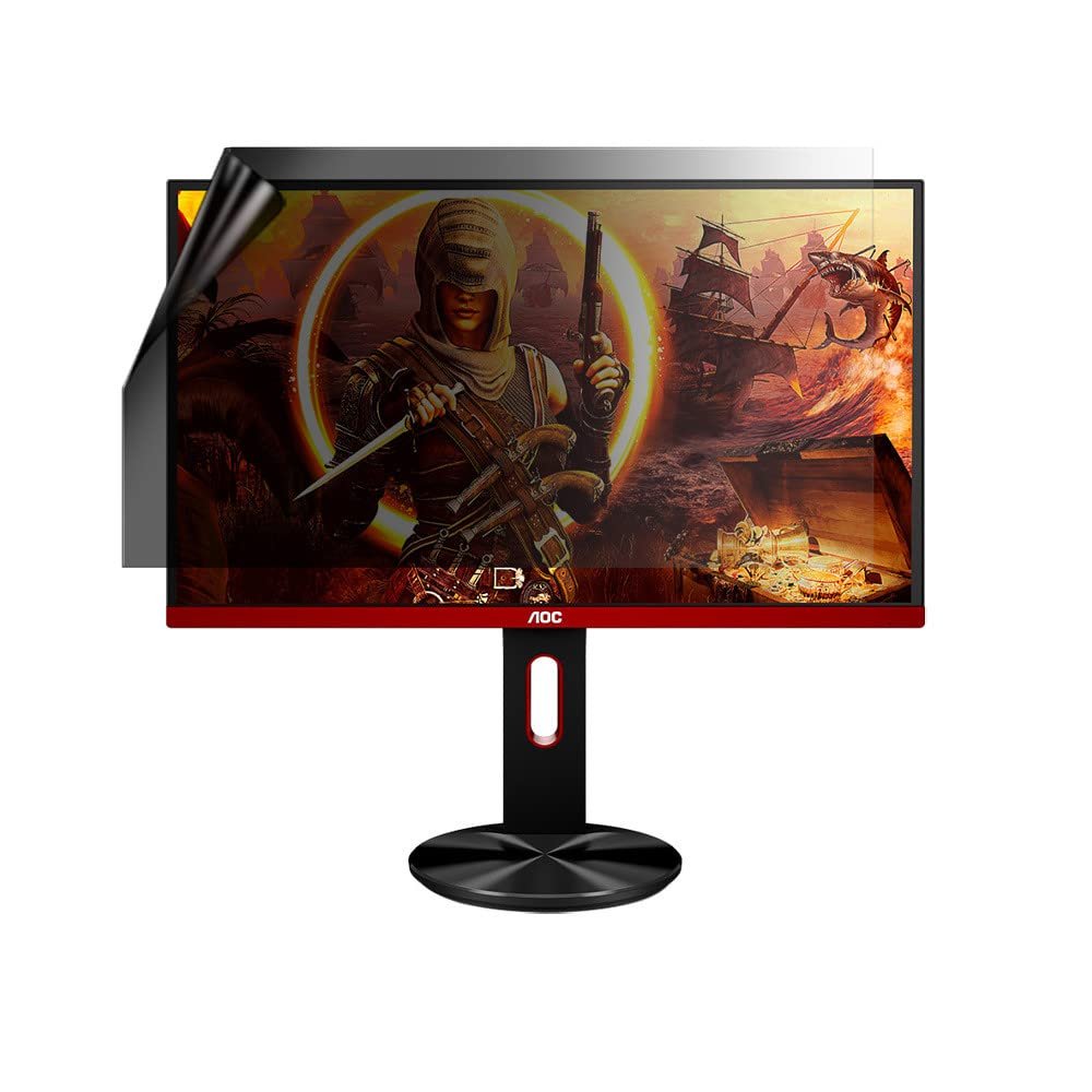 celicious Privacy Lite 2-Way Anti-Glare Anti-Spy Filter Screen Protector Film Compatible with AOC Monitor 25 G2590PX