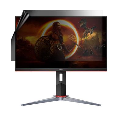 celicious Privacy Lite 2-Way Anti-Glare Anti-Spy Filter Screen Protector Film Compatible with AOC Monitor 24G2SP (24)