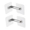 Hohopeti 2sets Tilt Furniture Anchors Kit Punch Safety Locks for Wardrobes and Cabinets Large Iron Stainless Steel Childproofing for Home Safety view 1