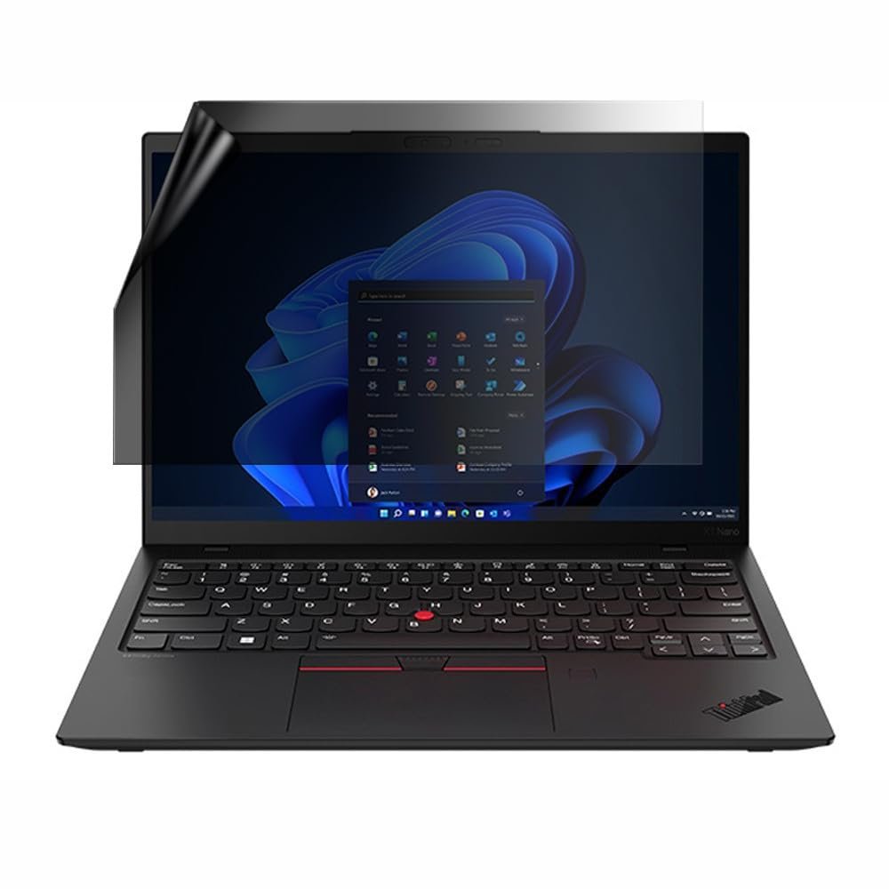 celicious Privacy Lite 2-Way Anti-Glare Anti-Spy Filter Screen Protector Film Compatible with Lenovo ThinkPad X1 Nano Gen 3 (Non-Touch)