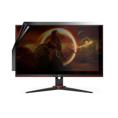 celicious Privacy Lite 2-Way Anti-Glare Anti-Spy Filter Screen Protector Film Compatible with AOC Monitor 27G2SAE (27)