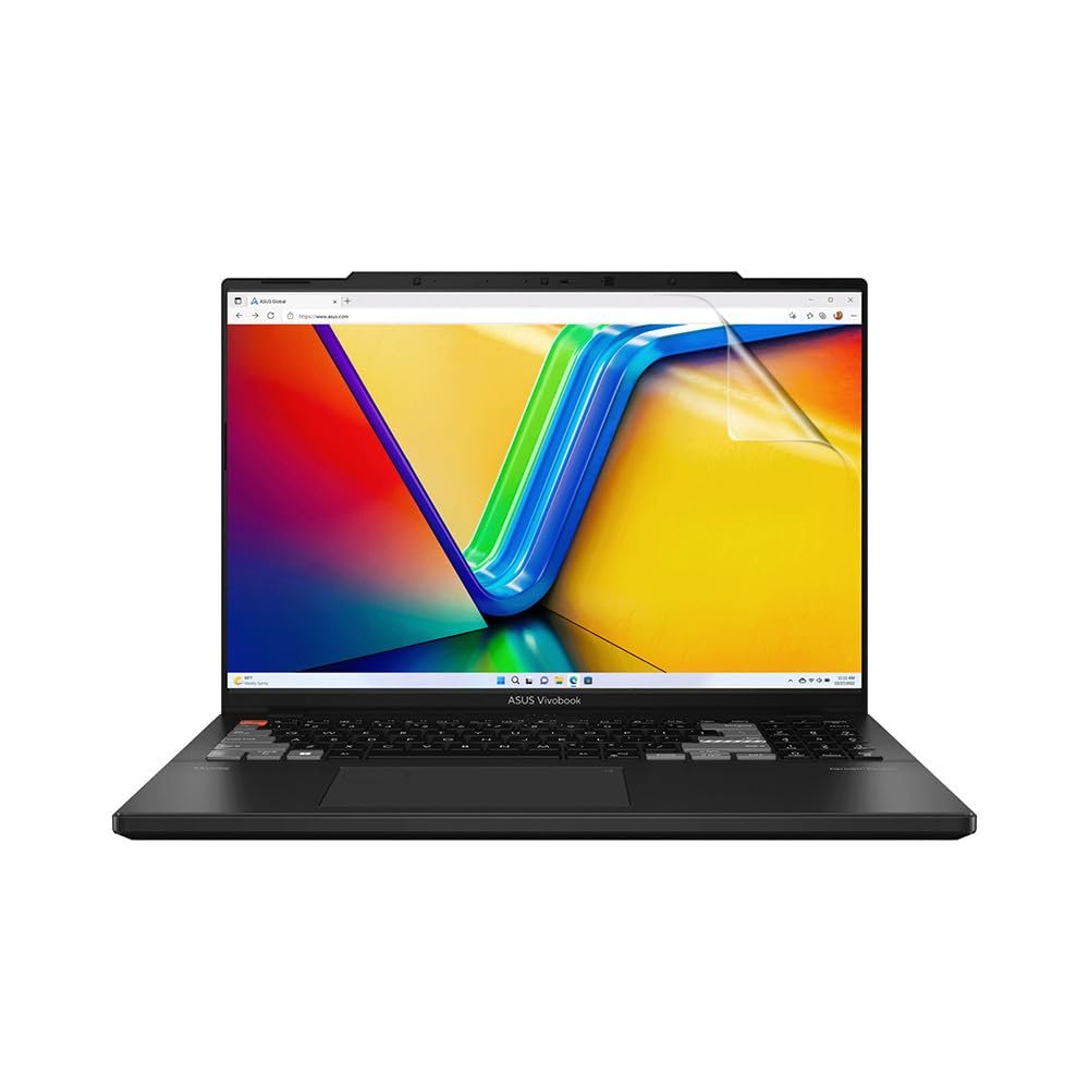 celicious Vivid Invisible Glossy HD Screen Protector Film Compatible with Asus Vivobook Pro 16X 3D OLED (K6604) [Pack of 2]