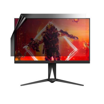 celicious Privacy Lite 2-Way Anti-Glare Anti-Spy Filter Screen Protector Film Compatible with AOC Agon AG275QZ (27)