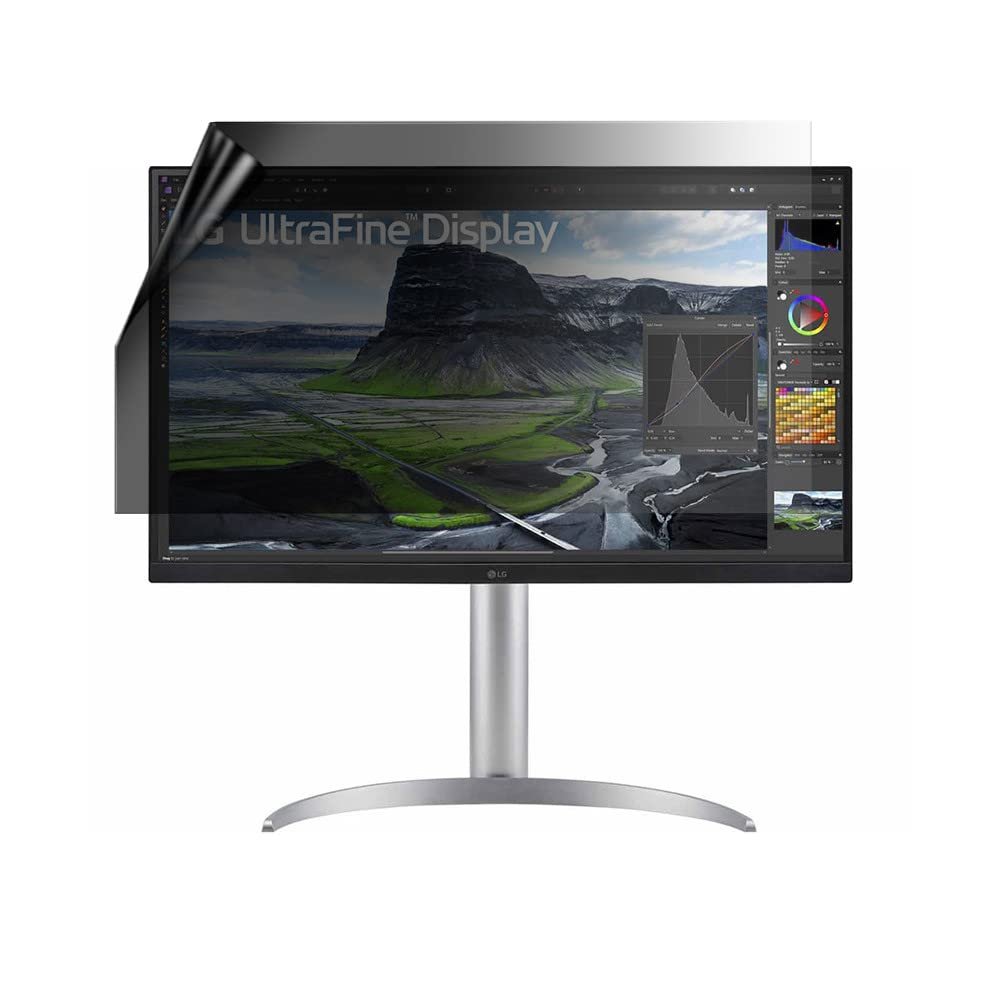 celicious Privacy Lite 2-Way Anti-Glare Anti-Spy Filter Screen Protector Film Compatible with LG UltraFine 27 27UQ850