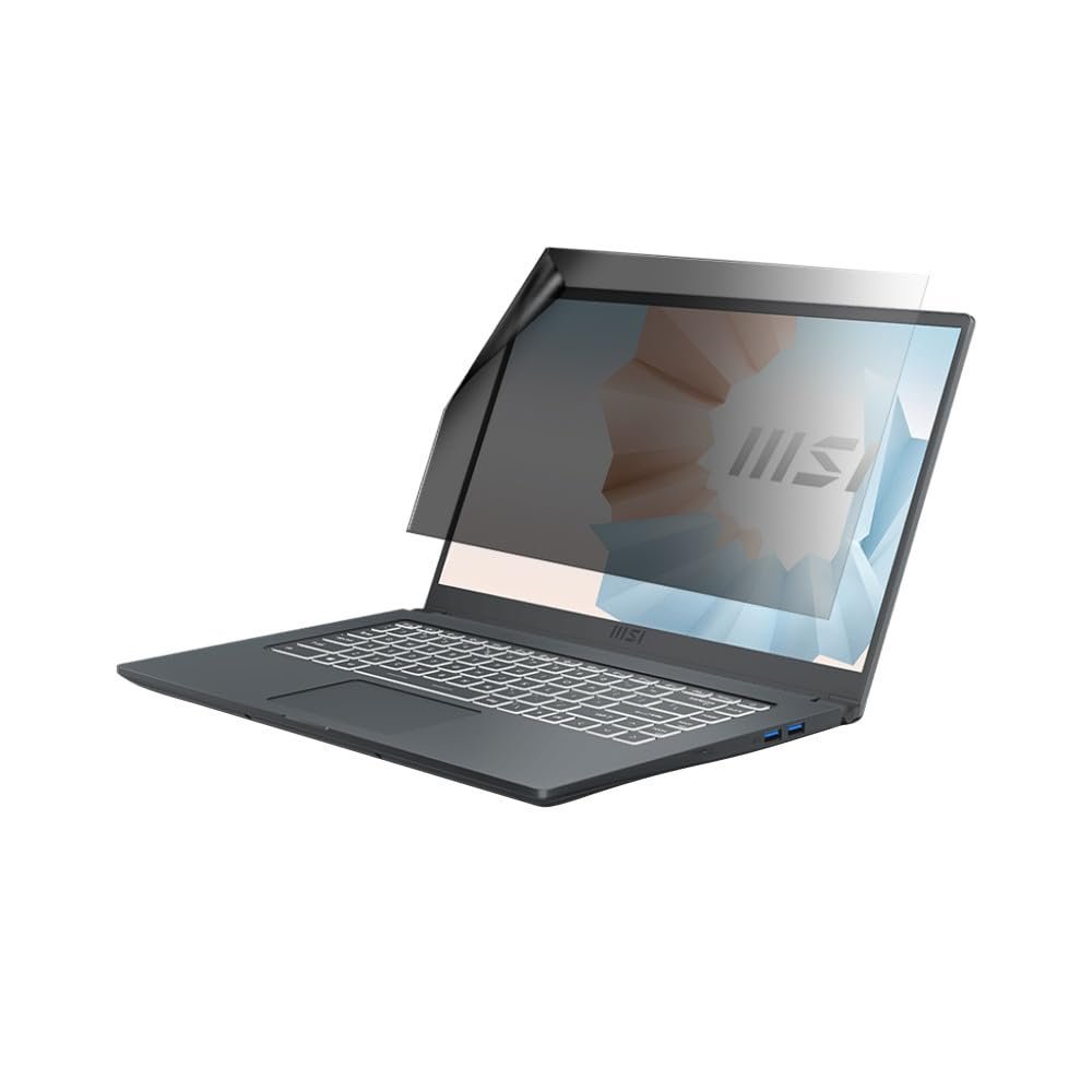 celicious Privacy Lite 2-Way Anti-Glare Anti-Spy Filter Screen Protector Film Compatible with MSI Modern 15 A11S