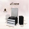 VICTOR Geneva 5-in-1 Music Center with Bluetooth, Remote, and Detached Speakers, Silver (VDTS-5400-SL) view 3