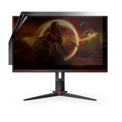 celicious Privacy Lite 2-Way Anti-Glare Anti-Spy Filter Screen Protector Film Compatible with AOC Monitor 27G2SPU (27)