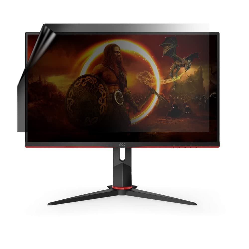 celicious Privacy Lite 2-Way Anti-Glare Anti-Spy Filter Screen Protector Film Compatible with AOC Monitor 27G2SPU (27)