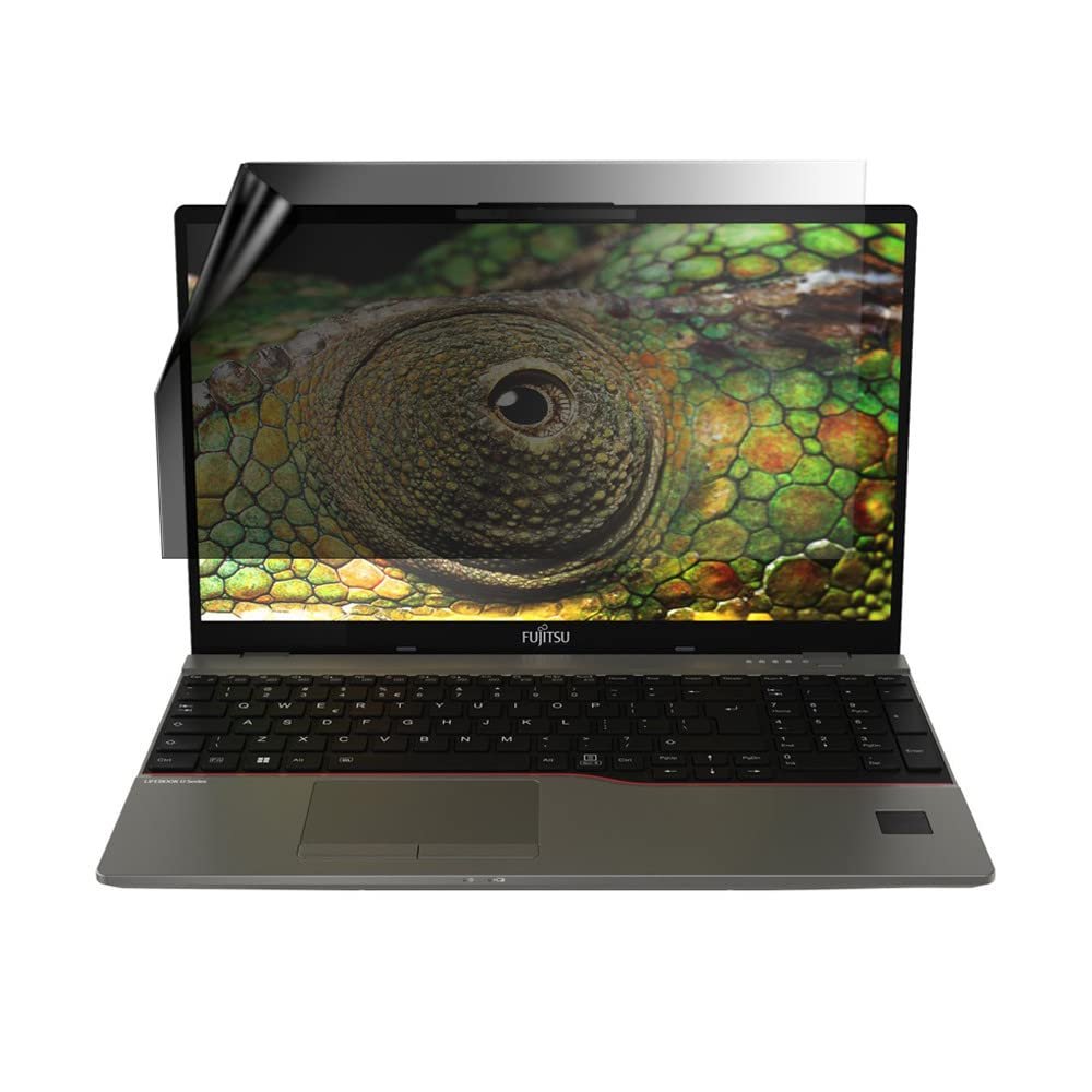 celicious Privacy Lite 2-Way Anti-Glare Anti-Spy Filter Screen Protector Film Compatible with Fujitsu Lifebook 15 U7512 (Non-Touch)