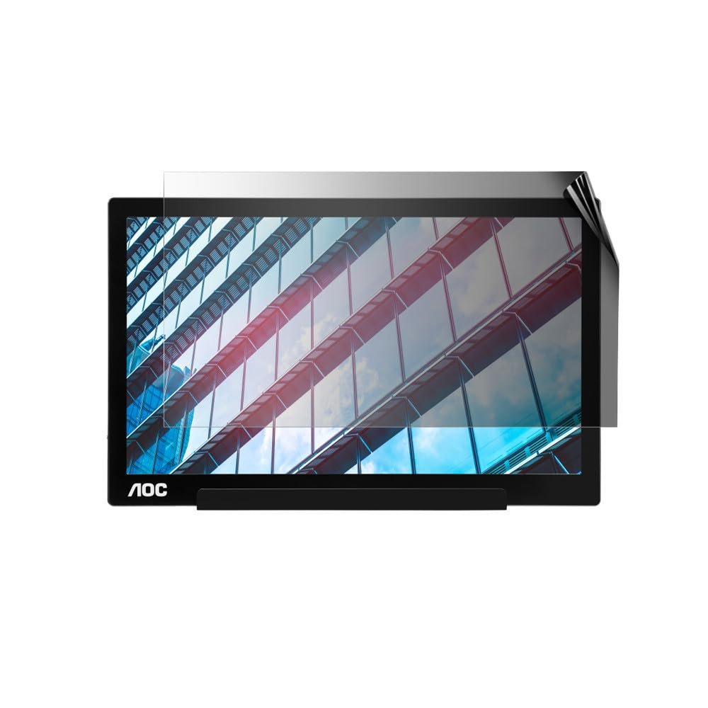 celicious Privacy 2-Way Anti-Spy Filter Screen Protector Film Compatible with AOC Monitor I1601P (15.6)