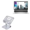 BoxWave Stand and Mount Compatible with HP ProBook 450 G10 (15.6 in) - Executive VersaView Laptop Stand, Ergonomic Adjustable Viewing Angle Metallic Riser - Metallic Silver view 1