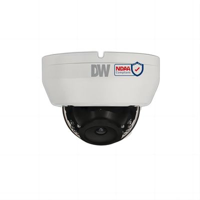 DW Digital Watchdog DWC-VSDG04BI MEGApix 4MP Network PoE Turret Dome IP Camera, Spectrum IPVMS License Not Included, Outdoor Vandal Proof, 2.8mm Wide Angle, H.265, 100ft Night Vision, NDAA Compliant