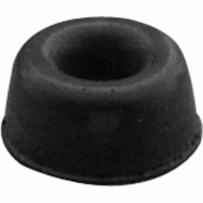 1421T9BK, Rack Rubber Feet, Round, 0.88"x0.40", Black, Price per Rubber Foot