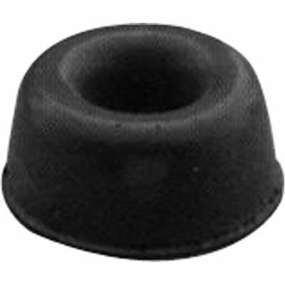 1421T9BK, Rack Rubber Feet, Round, 0.88"x0.40", Black, Price per Rubber Foot