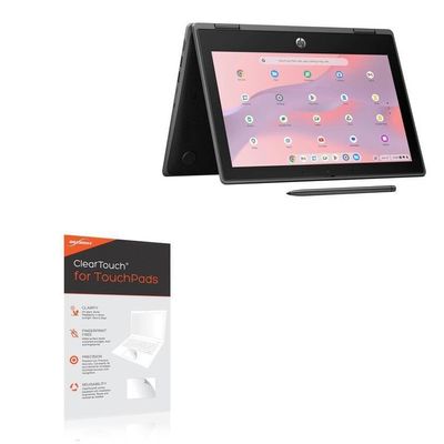 BoxWave Touchpad Protector Compatible with HP Fortis x360 G5 Multi-Touch Chromebook (11.6 in) - ClearTouch for Touchpad (2-Pack), Pad Protector Shield Cover Film Skin