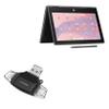 BoxWave Smart Gadget Compatible with HP Fortis x360 G5 Multi-Touch Chromebook (11.6 in) - AllReader SD Card Reader, microSD Card Reader SD Compact USB - Jet Black view 1