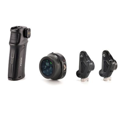 Tilta Nucleus Nano II Power Handle Kit - Wireless Lens Control System | Includes Hand Wheel, 2 Motors, Power Handle + More | Wireless Zoom, Focus, Aperture Control | Follow Focus | Touch Screen