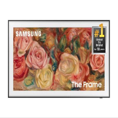 Samsung 75-Inch Class QLED 4K LS03D The Frame Series Quantum HDR Smart TV w/Dolby Atmos, Art Mode, Anti-Reflection, Customizable Frame, Slim Fit Wall Mount with Alexa Built-in (QN75LS03D, 2024 Model)