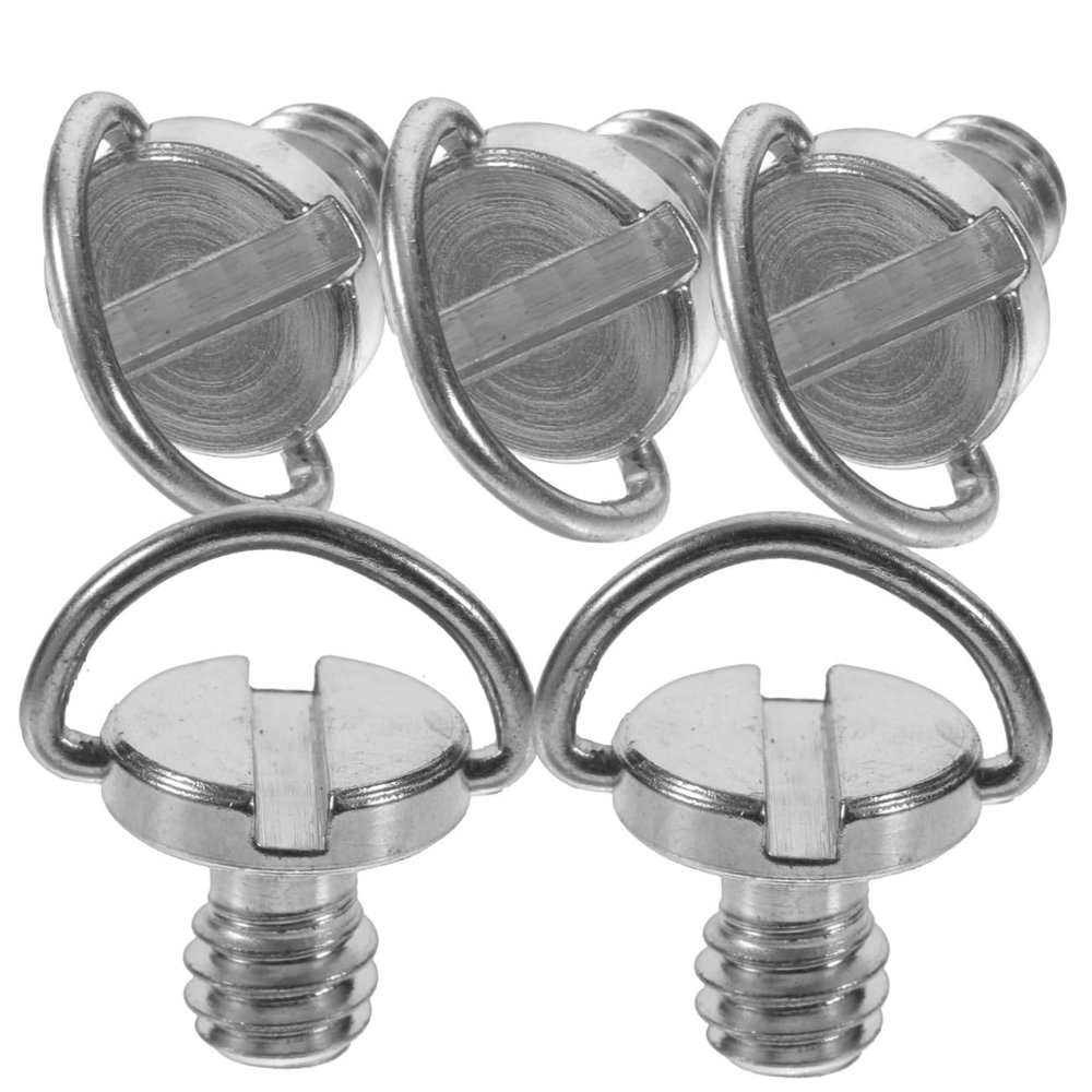 OSALADI Tripod Screw Mounting Kit 5pcs d Ring Camera Screws 1/4 Inch Quick Release Camera Mounting