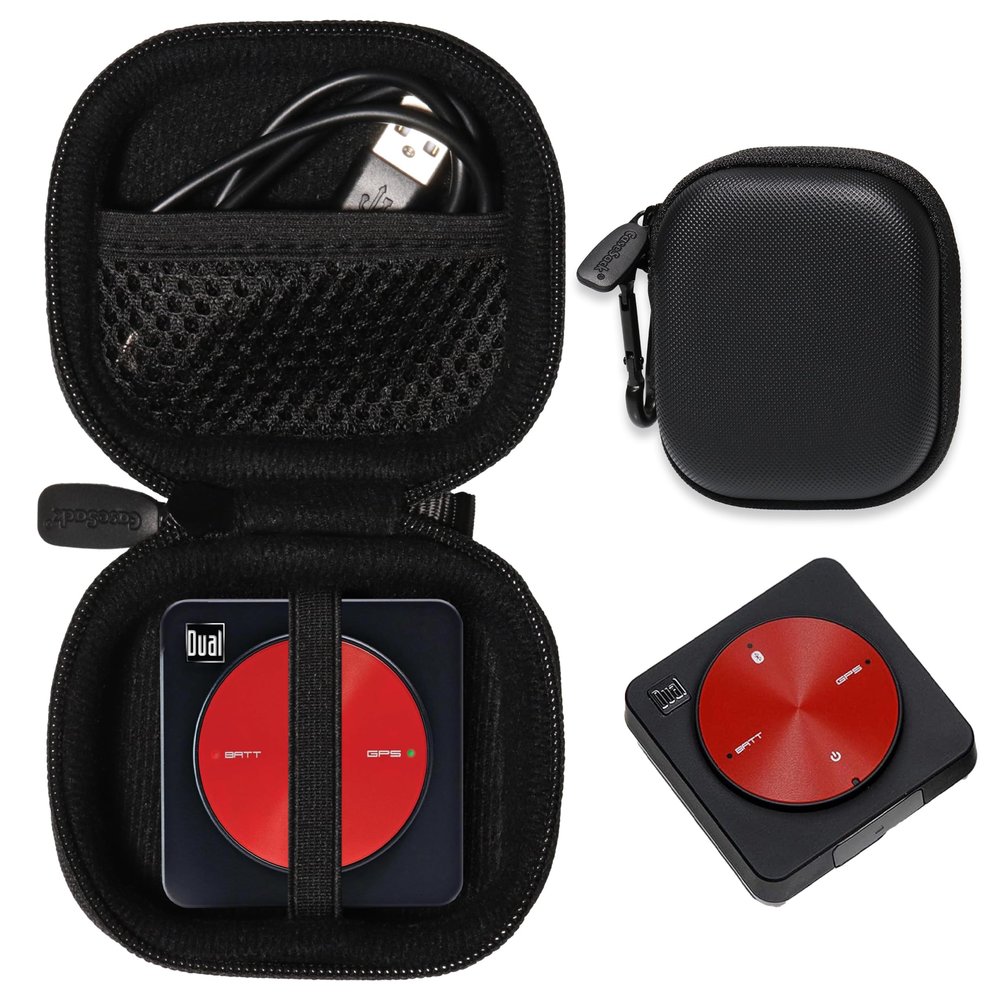 CaseSack Case for Dual Electronics XGPS150A, XGPS160 Multipurpose Universal 5 Device Bluetooth GPS Receiver with Wide Area Augmentation System