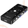 OSALADI Port USB Keyboard Mouse Sharing Printer Support Video Splitter for Efficient Multi-Computer Control Compact Design for Use view 2