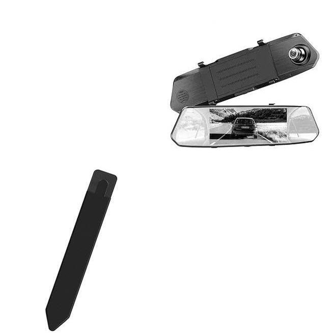 BoxWave Stylus Pouch Compatible with Lamtto CE35A 7" - Stylus PortaPouch, Pen Stylii Holder Carrier Portable Self-Adhesive - Jet Black