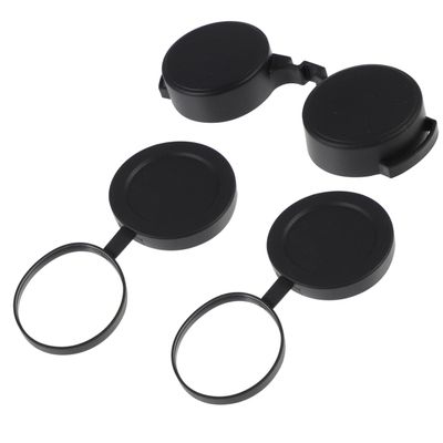 Osaladi 3Pcs Rubber Lens Covers for Binoculars and Telescopes Eyepiece and Objective Lens Protectors Scratch Resistant Caps for Sporting Optics Accessories 4.72 * 2.36 * 0.39in