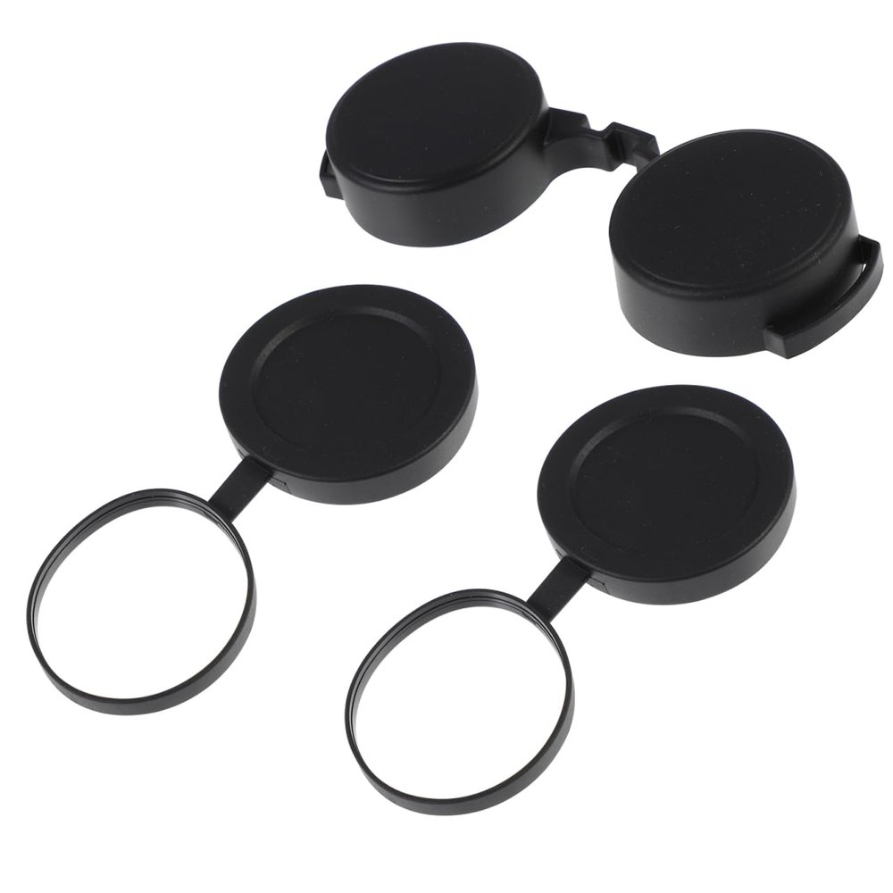 Osaladi 3Pcs Rubber Lens Covers for Binoculars and Telescopes Eyepiece and Objective Lens Protectors Scratch Resistant Caps for Sporting Optics Accessories 4.72 * 2.36 * 0.39in