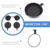 Osaladi 3Pcs Rubber Lens Covers for Binoculars and Telescopes Eyepiece and Objective Lens Protectors Scratch Resistant Caps for Sporting Optics Accessories 4.72 * 2.36 * 0.39in view 4
