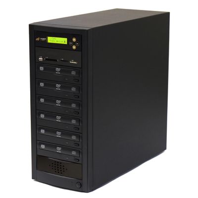 Acumen Disc 1 to 5 Multimedia Backup Duplicator - CF SD MS USB Flash Media Memory Card to DVD CD & Multiple Discs Copier Machine Unit (Standalone Audio Video Copy Tower, Duplication Device)