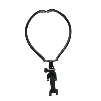 HOMSFOU Collar Neck-Hanging Selfie Video Stabilizer Cell Phone Stand Selfie Neck Holder Mount for Neck Hanging Mobile Holder Hands Neck Mount Neck Hanging Stabilizer Abs