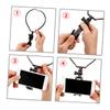 HOMSFOU Collar Neck-Hanging Selfie Video Stabilizer Cell Phone Stand Selfie Neck Holder Mount for Neck Hanging Mobile Holder Hands Neck Mount Neck Hanging Stabilizer Abs view 3
