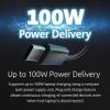 KENSINGTON SD4842P - USB-C Docking Station with 3 HD Video Outputs (1080p @ 120Hz), 100W Power, 5 USB Plug & Charge Ports, External Shell Made with 73% Recycled Materials (K32810EU), Black view 4