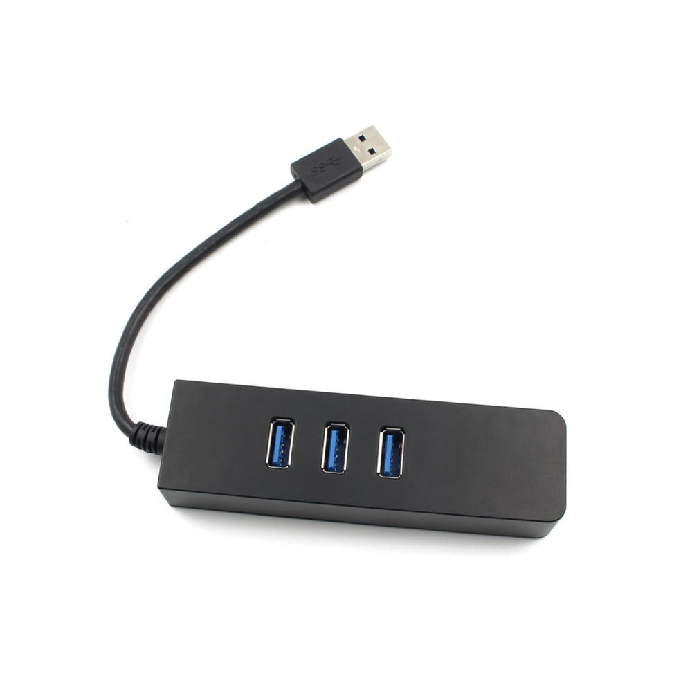 HOMSFOU Port USB Hub with Ethernet Adapter Mbps Network Connection for Pc Compatible with Laptops and Desktop Hot Swappable Energy Efficient Design