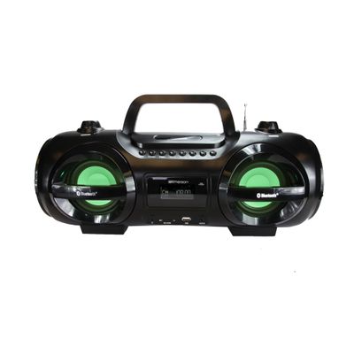 Emerson EPB-3005 Retro Portable Boombox CD Player, AM/FM Radio, Bluetooth, USB, LED Display, Aux-in, Headphone Jack, Battery or AC Powered, Classic Entertainment for Home & Outdoors