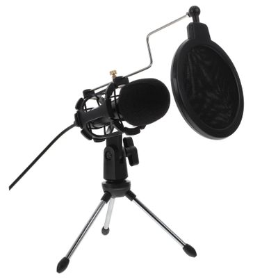 ETHZZLE Condenser Microphone for Pc Sound Studio Mic with Noise Reduction for Gaming Streaming Podcasting and Video Chats