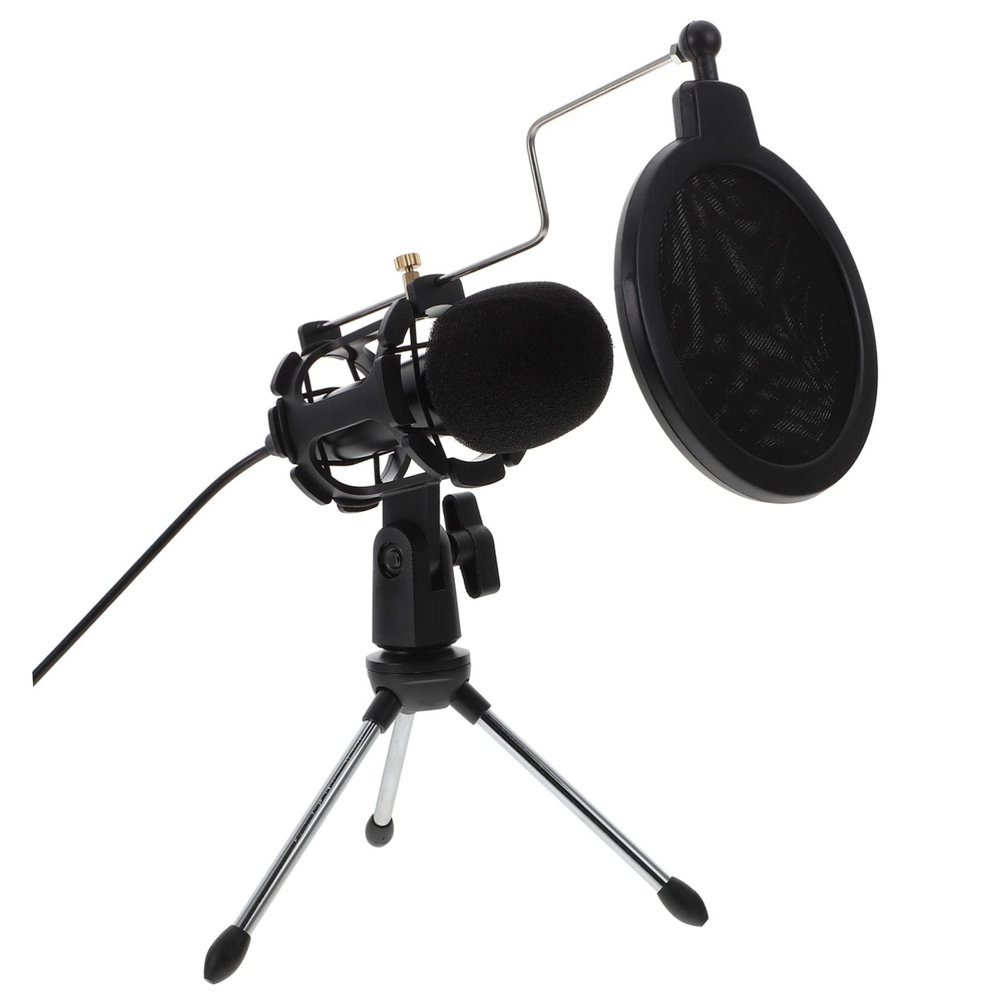 ETHZZLE Condenser Microphone for Pc Sound Studio Mic with Noise Reduction for Gaming Streaming Podcasting and Video Chats